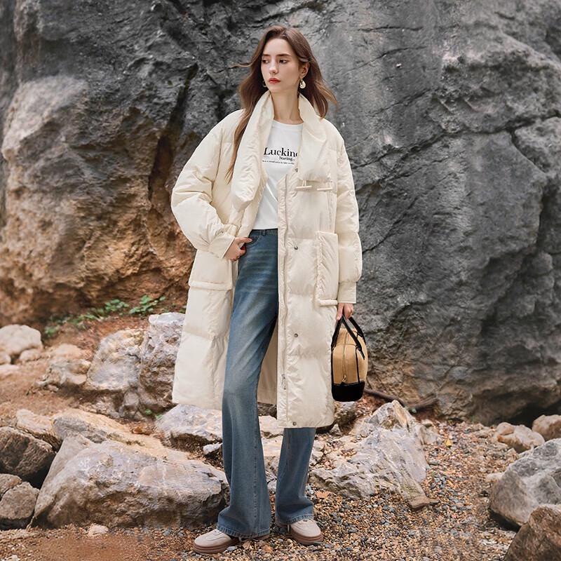 

Tachi Women s 90% Duck Down Over-the-Knee Puffer Coat M