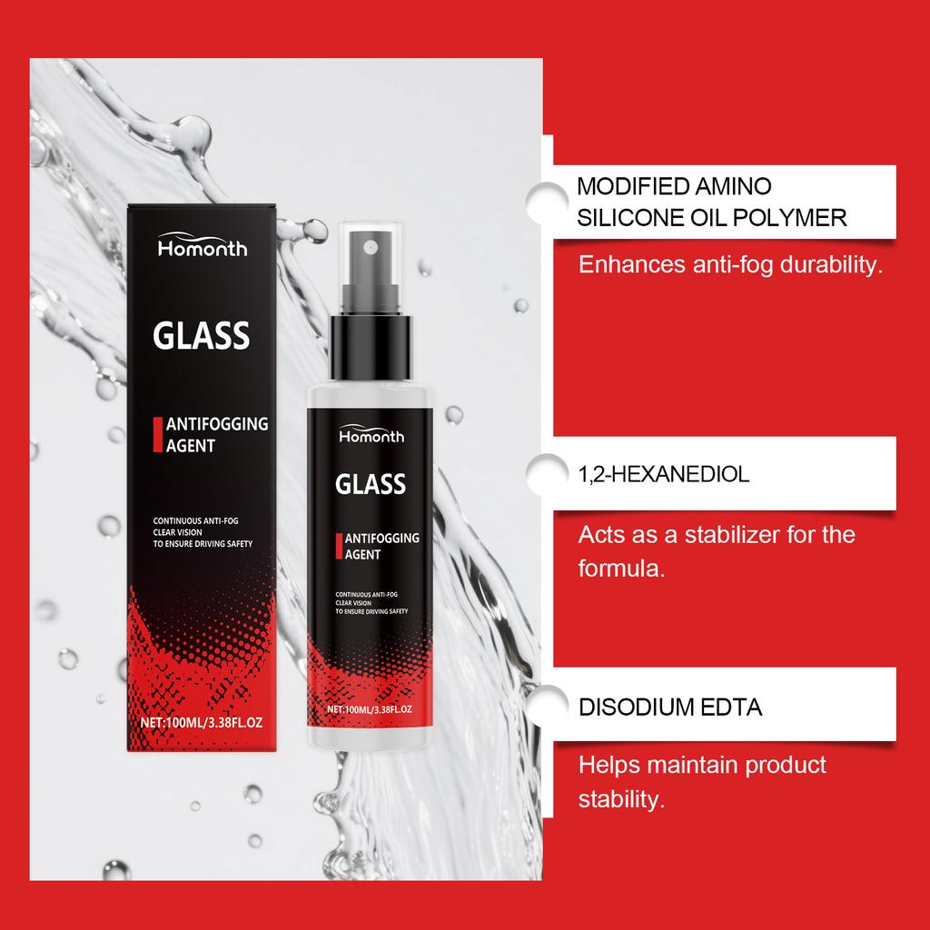 Car Glass Coating Agent Rainproof Windshield Rain Repellent Stain Removal Clear Vision Liquid Polymer Car Waterproof Spray Tool