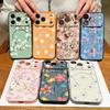 Little Flower Pattern Magnetic Phone Case For iPhone 17 ProMax 16 15 14 13 Pro Max For Magsafe Wireless Charge Hard Back Cover