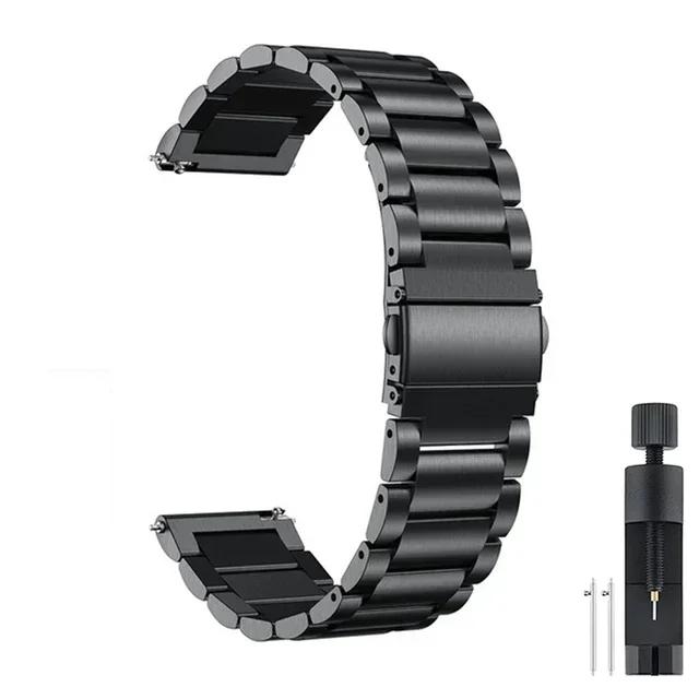 Stainless Steel Strap For Amazfit Active 2 Square Band Metal Bracelet For Amazfit Active 2 Metal Band Luxury