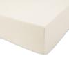 Cotton fitted sheet 180x200 JERSEY HIGH WEIGHT cream ecru
