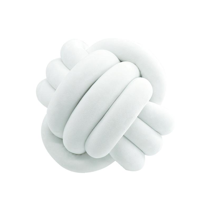 Soft Throw Pillow Hand Knot Cushion Sofa Round Handmade Knotted Ball Car Bedding Stuffed Pillow Bed Living Room Chair Home