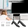 TV-Ständer mit sicherem Halt Fernseherhalter für mehrere Fernsehmodelle Einfache Aufbauten Verstellbar