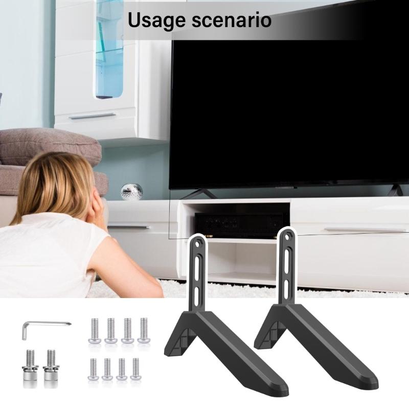 TV-Ständer mit sicherem Halt Fernseherhalter für mehrere Fernsehmodelle Einfache Aufbauten Verstellbar