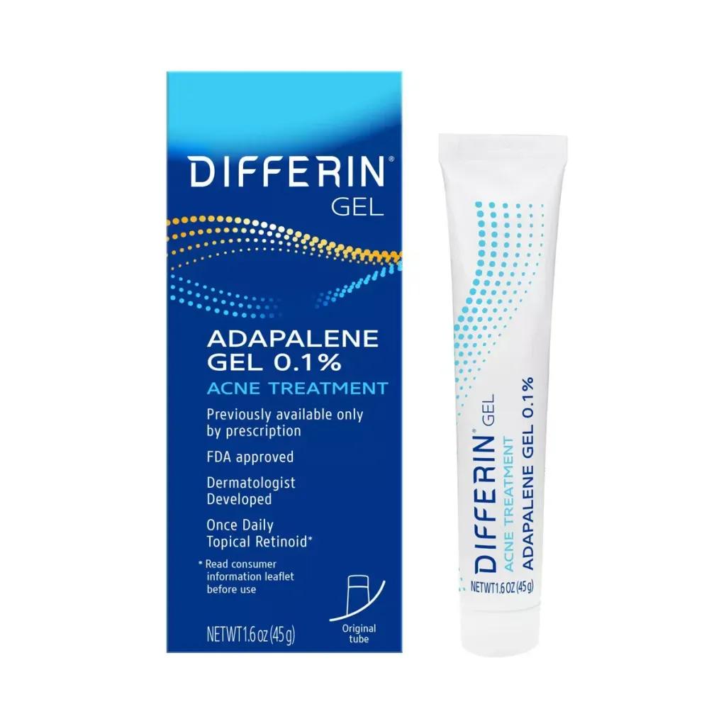 Porenmaskenpackung beruhigendes Akne-Behandlungsgel 180-Tage-Vorrat Retinoid 0,1 Adapalen sanfte Hautpflege empfindliche Haut 45g Tube 1 Packungen