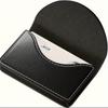 Large Capacity PU Leather Business Card Holder with Lychee Pattern, Magnetic Closure, Slim Credit Card Case for Men and Women - Office Use