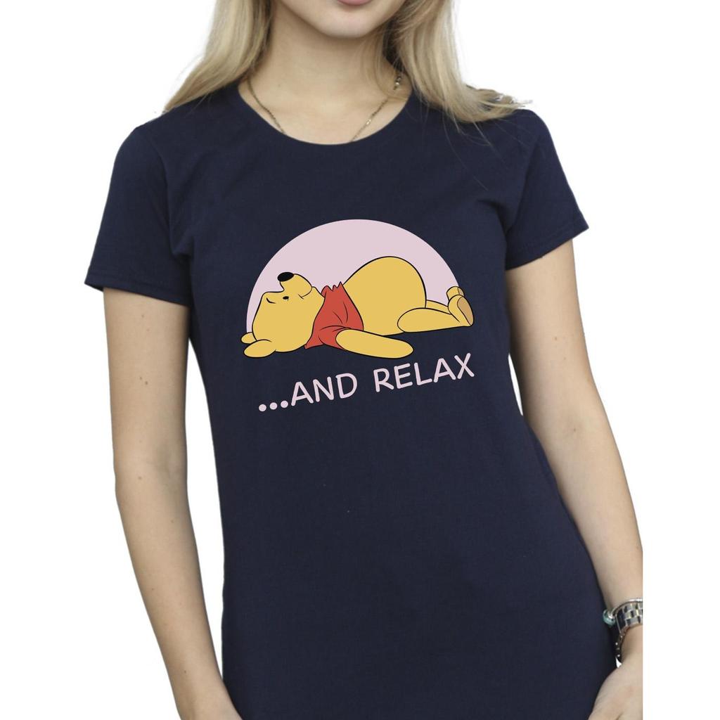 Disney Womens/Ladies Winnie The Pooh Relax Cotton T-Shirt