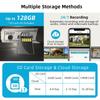 ICSEE Dual-Lens Wireless 360° HD Night Vision PTZ Outdoor Camera