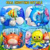 Shark Ocean Theme Foil Balloon Set Kids Birthday Party Decor Kit