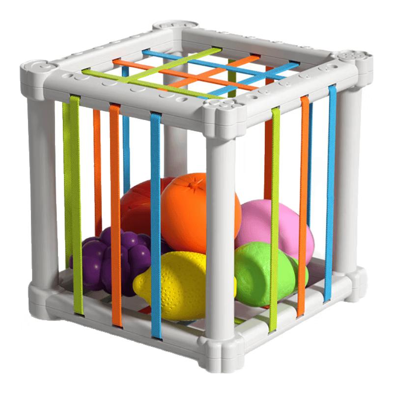COODORA Fruit Sensory Hexahedron Baby Toy