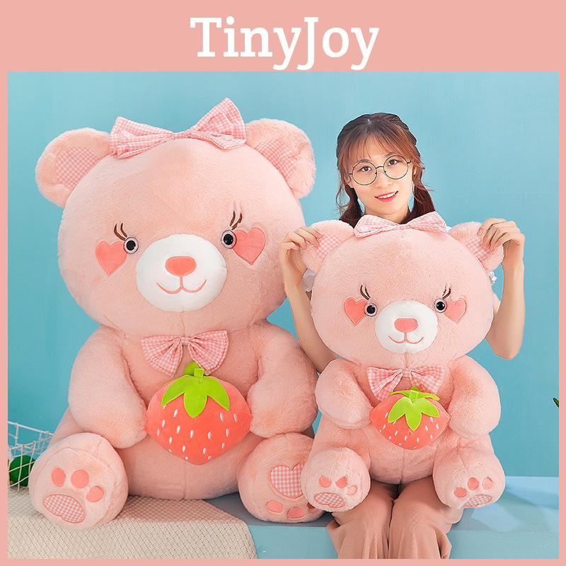 Strawberry Bear Plush Toy Animal Stuffed Doll Bedroom Decoration Gifts Kids