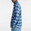 Vans Montwood Cotton Loose Soft Flannel Zip Long Sleeve Shirt Men Shirts Blue VN000HNNY8S