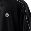 Adidas Logo Print Zip Hoodie Long Sleeve Sweatshirt Men Tops Black GI6675