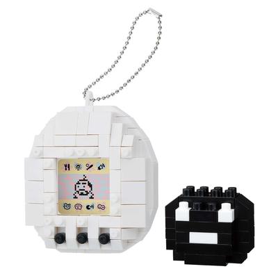 Kawada Nanoblock First Generation Tamagotchi 3 X X 18 Cm Ages 12 and Up Interior Hobby (White) NBCC_237 10.5 NBCC_237