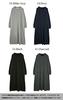 Andit Maxi Sizes M and L Women's Fleece-Lined Loose-Fit Dress, (L, Black)