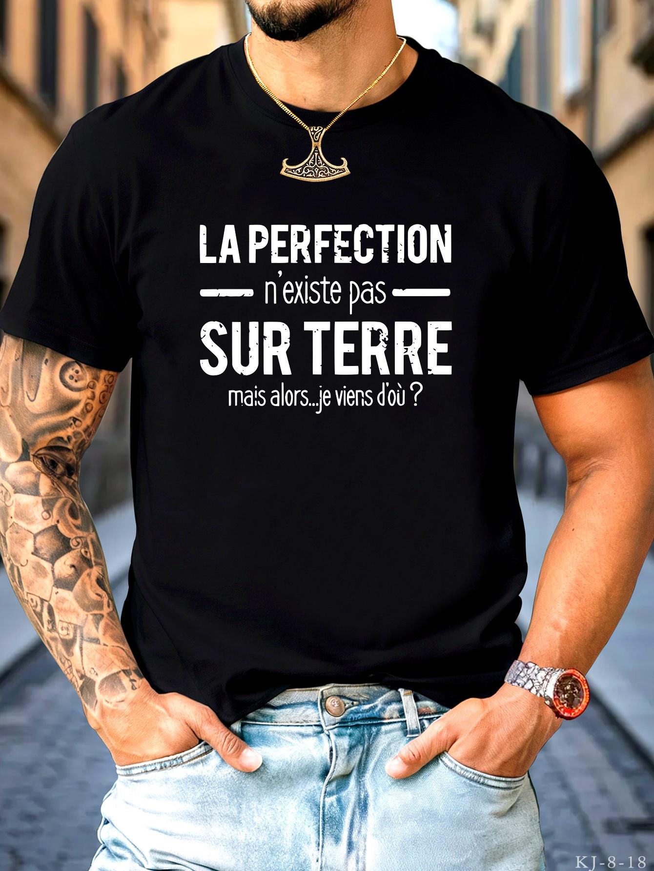 

Men S Fun French Slogan T-Shirt | French Version of I Don t Understand You XXXXL