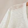 Women's French V-Neck Bamboo Knot Yarn Lightweight Cardigan