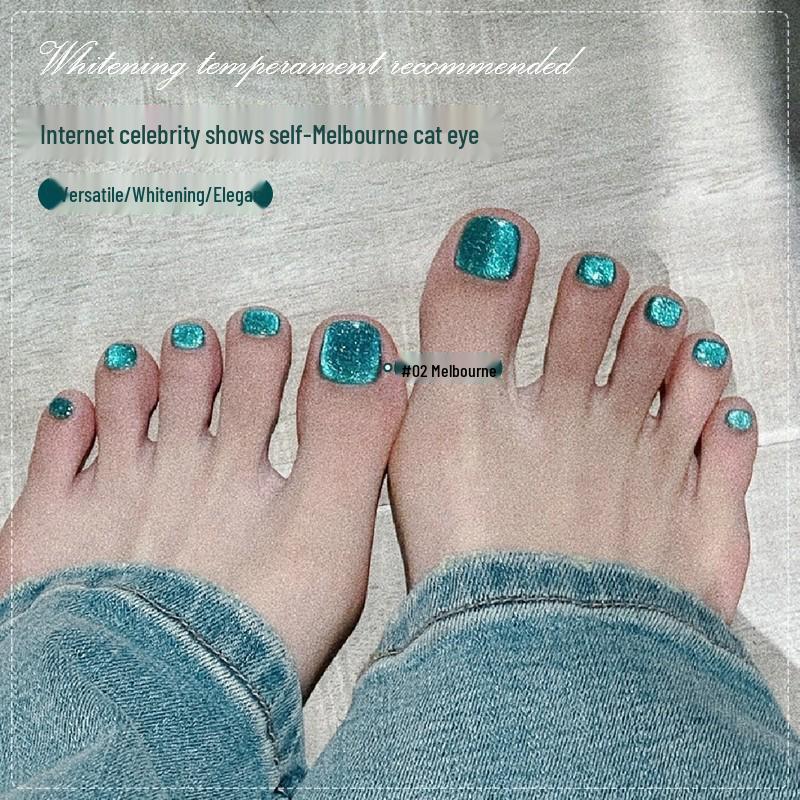 2025 Spring/Summer Smoked Plum Dragon Fruit Cat Eye Nail Gel