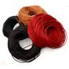 1 1.5 2 2.5 3 4 5mm 4 Couleurs Cuir de Vache Véritable Cordon String Rond DIY Apprêts Bracelet Cordelette Pour Fabrication de Bijoux