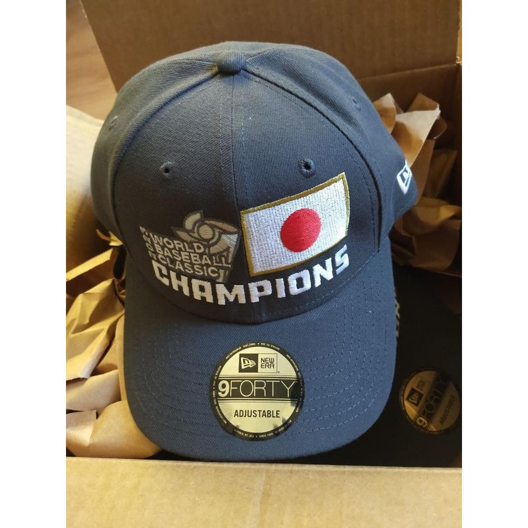 Used WBC Champion Cap MLB Official Genuine New Era 9Forty Samurai Japan
