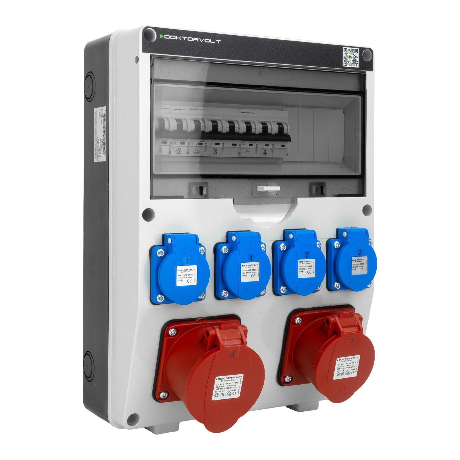 Portable Construction Distribution Board 32A 16A