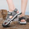 Summer New Sandals High Quality Trendy Styles Outdoor Street and Beach Walking Daily Breathable Shoes for Men Black Gray
