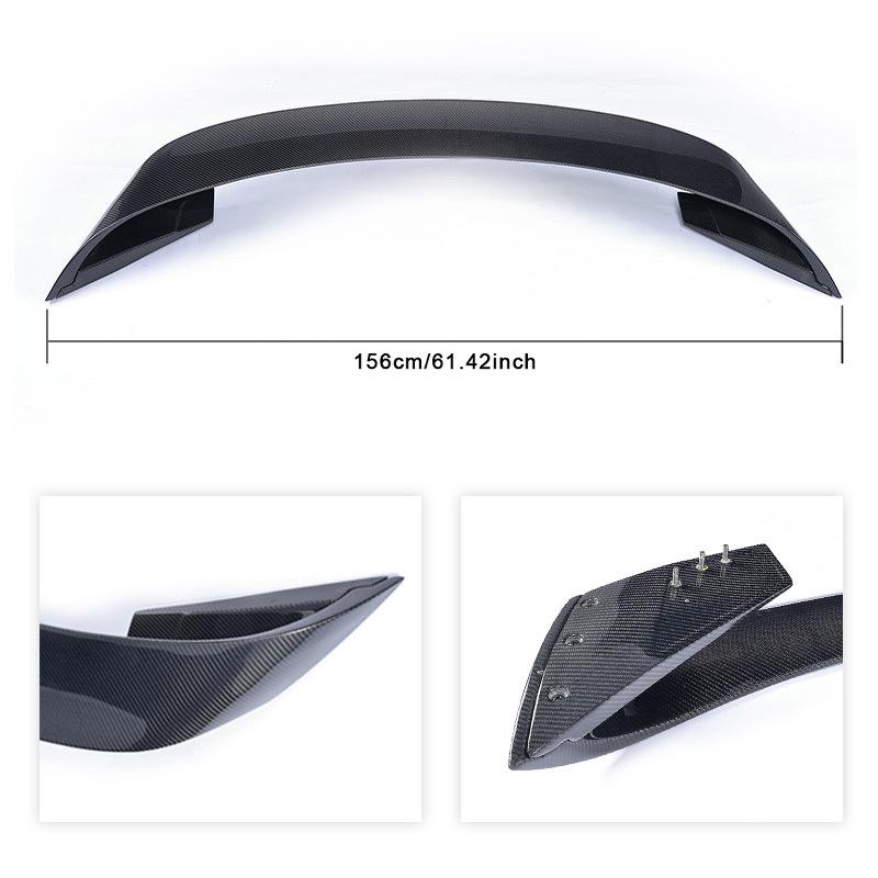 Custom Carbon Fiber Rear Wing Spoiler for Ford Mustang GT35
