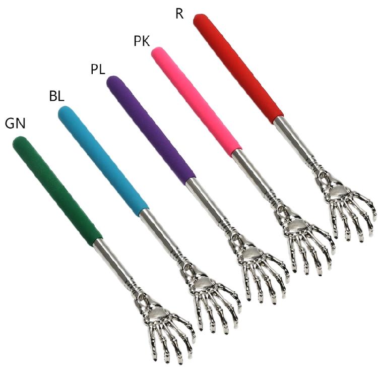 Telescopic Back Scratcher Extendable Handle,Portable Stainless Steel Massager