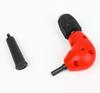 High-Speed Steel Right Angle Electric Drill Adapter with Self-Tightening Three-Jaw Chuck