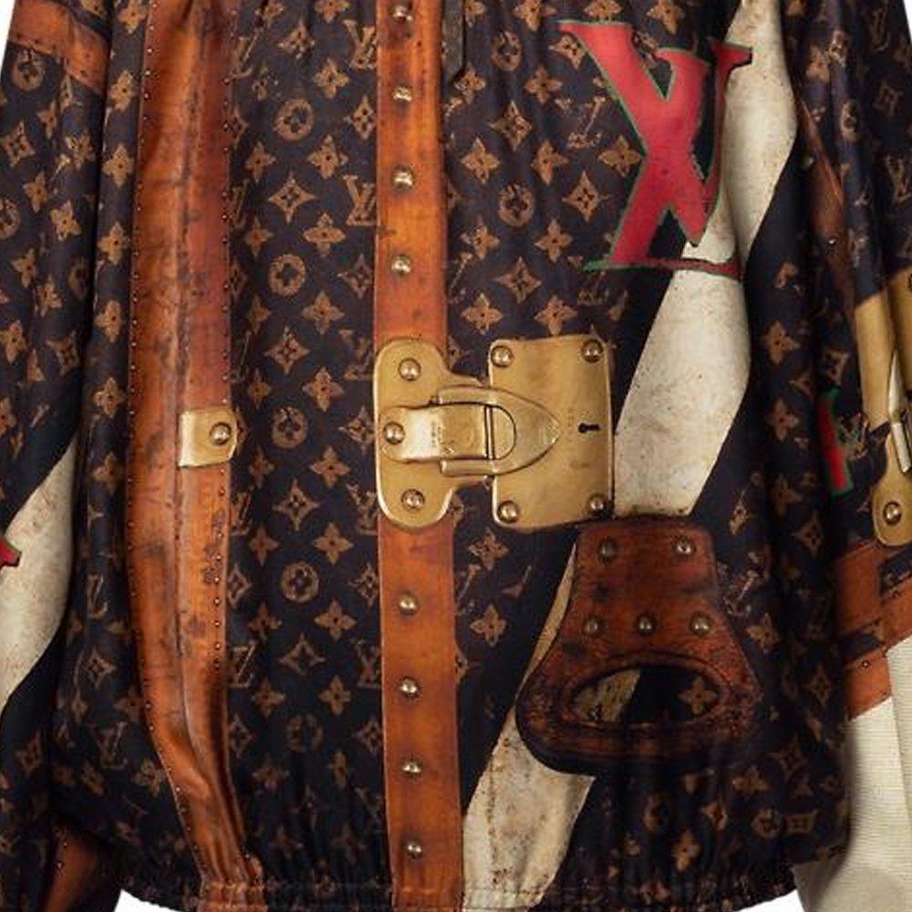 LOUIS VUITTON SS24 Velvet feel Coat Women's Multicolor 1AGGTF