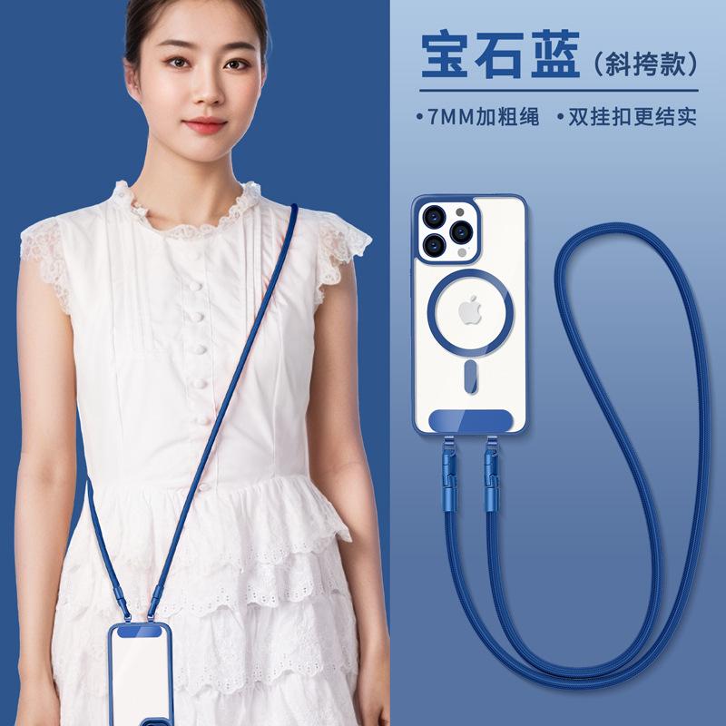 Lanyard Double Buckle Adjustable Wrist Crossbody Strap Cord Hang Mobile Phone Shoulder Chain Key Cordon De Teléfono Movil
