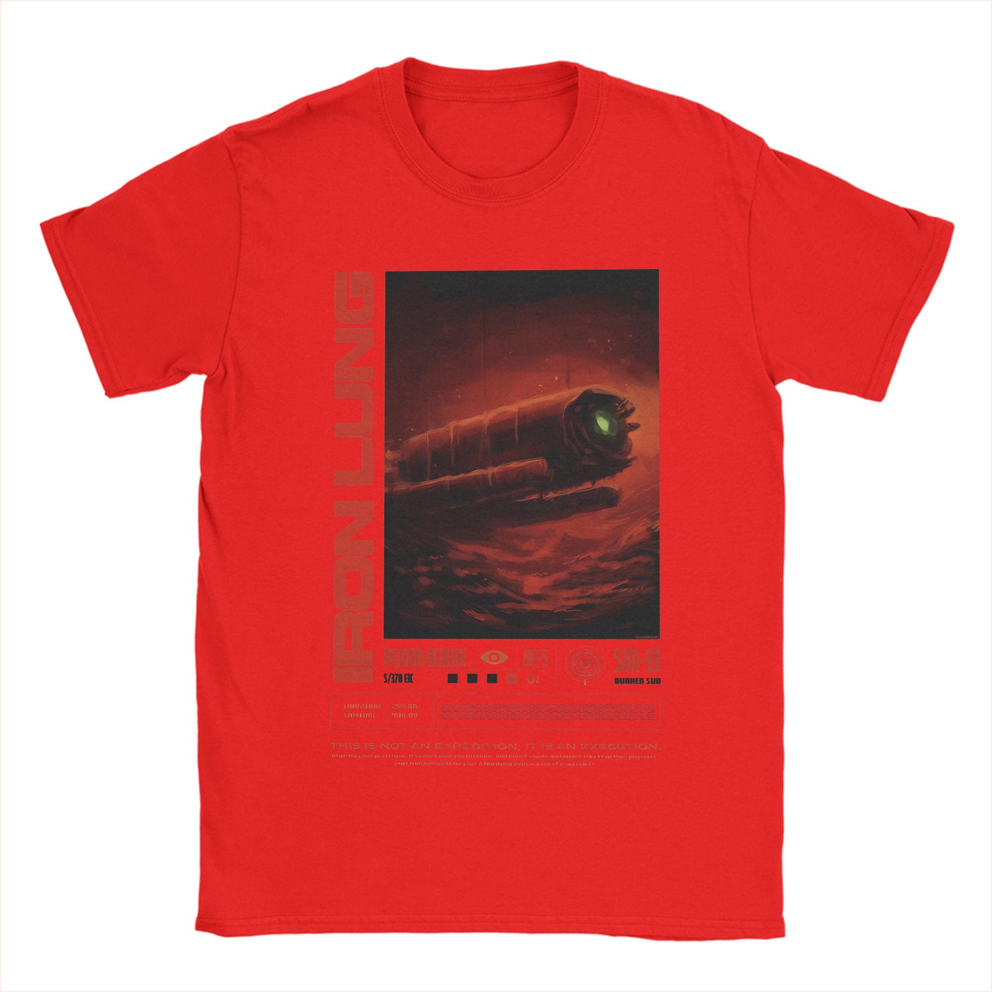 Iron Lung 3 TShirt Beach  Harajuku TShirts Unisexs Cotton Crewneck Oversized Top Tees Short Sleeve Aesthetic Tshirt S
