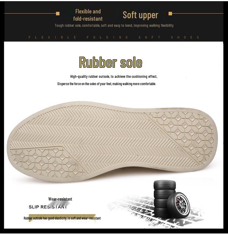 Men's Retro Fashion Cowhide Loafers - Large Size Casual White Sports Shoes for Spring