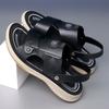 FashionNew Arrival Hot Sale Men's Sandals Non-slip Casual Leather Soft Slippers Dual-Purpose Open-toe Summer Shoes Versatile Half Drag