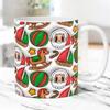 Christmas mug Christmas hot cocoa cup cute ceramic mug coffee bar mug for Christmas home holiday decoration
