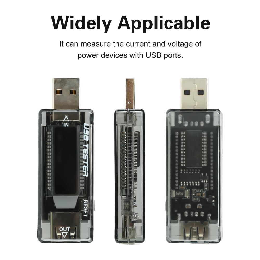KWS-V21 USB Voltage Current Meters Battery Capacity Tester Volt Doctor PowerBank Charging Detector Power Meter Voltmeter Ammeter