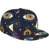 Czapka z daszkiem dla mężczyzn i kobiet Symbol oka Unikalna Vintage Ciemnoniebieska Płaski daszek Snapback Hip Hop Regulowana Niskoprofilowa Czapka Dad