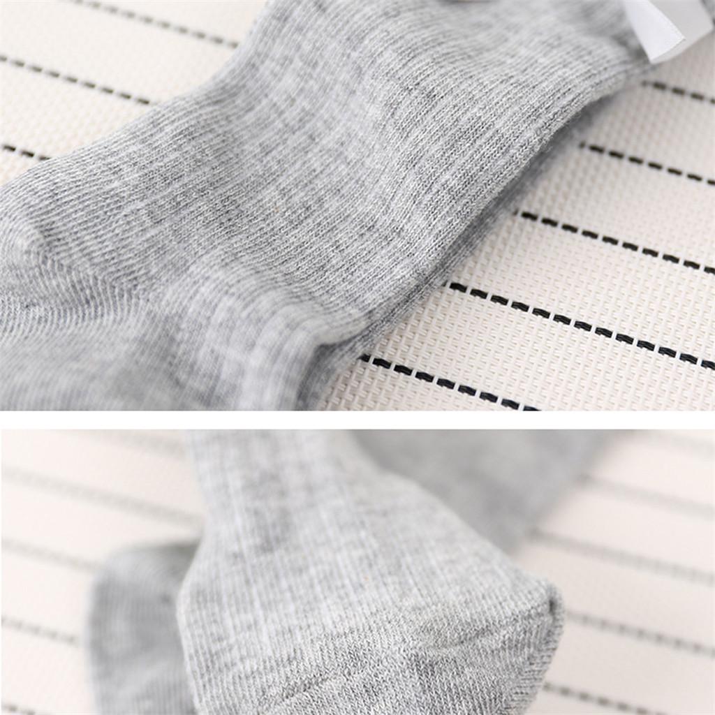 New Kids Toddlers Girls Big Bow Knee High Long Soft Cotton Lace Baby Socks Kids
