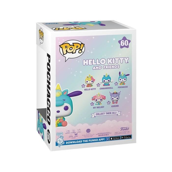 Figurine - FUNKO - Pochacco - 9 cm - Vinyle - Hello Kitty And Friends