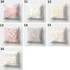 Winter Warm Home Decor Car Seat Cushion Cover Geometric Printed Pillow Cases Peach Skin Cashmere