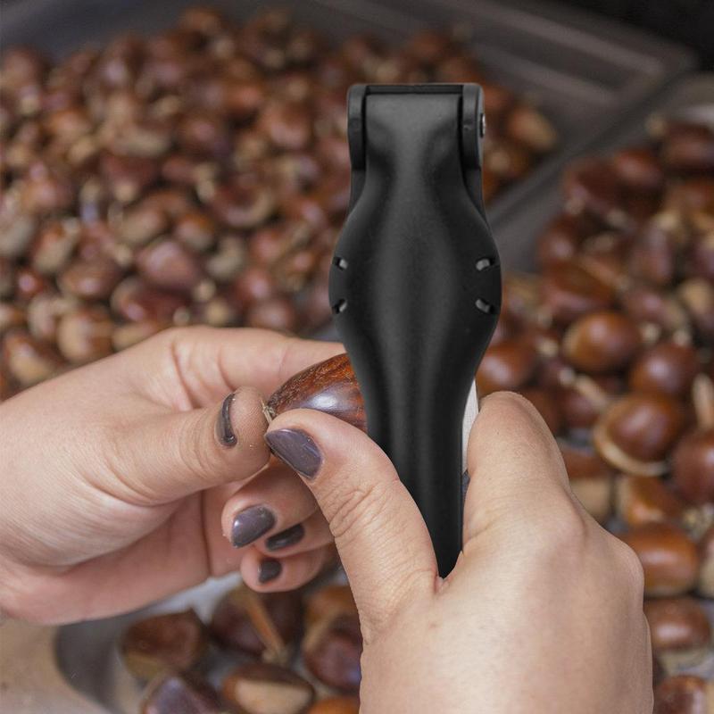 Kastanienöffner-Maschine, Kastanienclip, Walnusszange, Kastanienscheidenschneider, Nussknacker, Schäler, Küchenwerkzeug, Walnussclip-Schäler