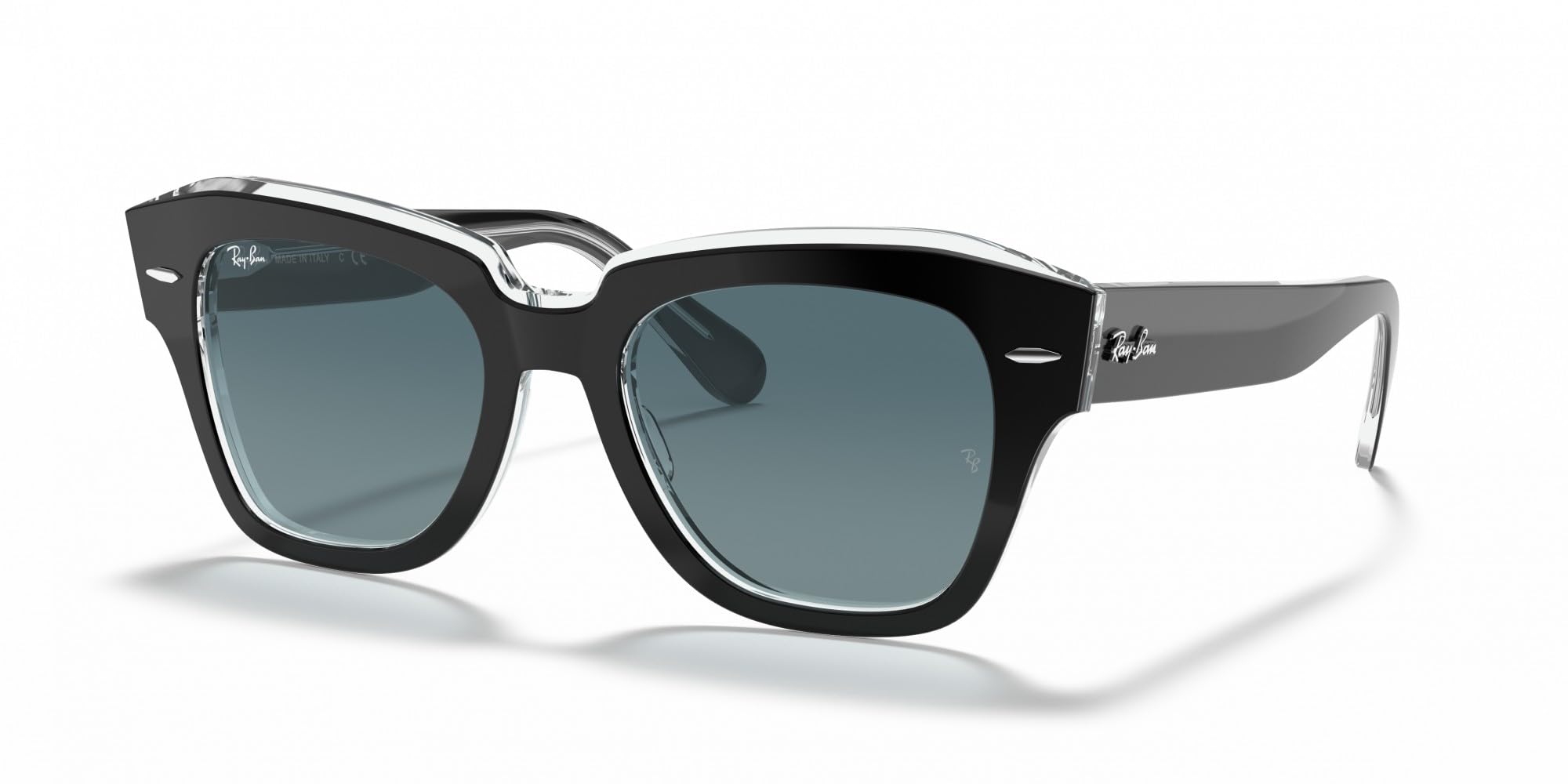 

Sunglasses 0RB2186 STATE STREET Japan 49 12943M BLACK ON CRYSTAL [Ray-Ban] (FREE Size)