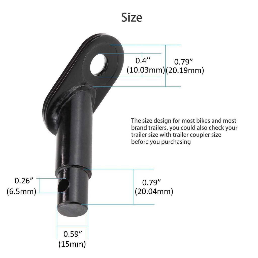 Bicycle Pet Stroller Trailer Hitch Coupler Accessory