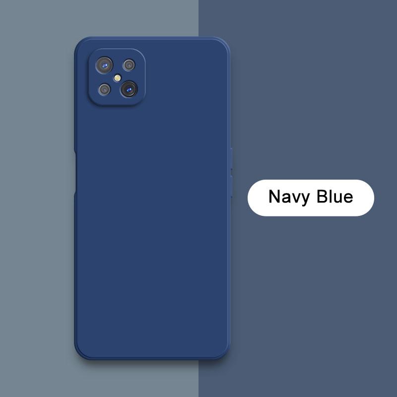 

Квадратный жидкий силиконовый чехол для OPPO A92s Reno4 Reno 4Z Z 5G Camera Protective 360 противоударный мягкий чехол для телефона Аксессуары Funda OPPO Reno4 Z 5G темно-синий