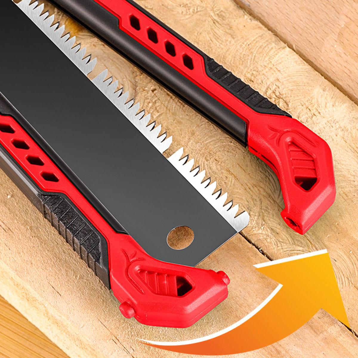 

Пила Деревообработка Ручные инструменты 14 Карманная складная пила SK5 Пила по дереву, 13/14 TPI Двусторонняя пила-ножовка Портативная походная пила Пила для заподлицо 100mm-199mm