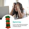 3D Printed Spiral Toy Vortex Thread Illusion Impossible Spiral Passthrough Sculpture Figurine Stress Relief Kids Adults Mini Spiral Fidget Toy