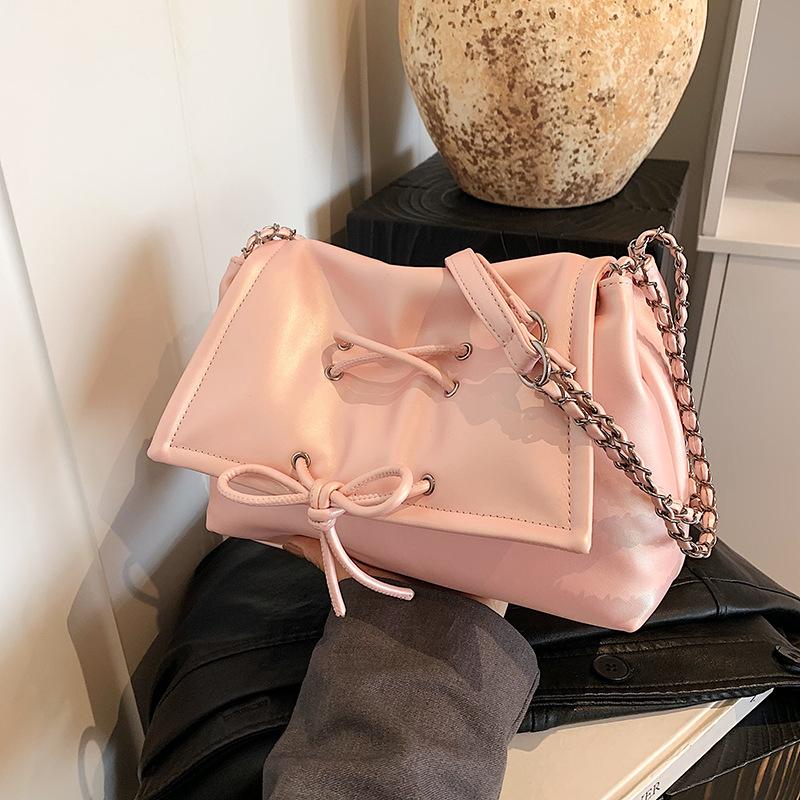 Fashion Bag New Shoulder Large Capacity Bow Tote Commuter Chain Women's Bag