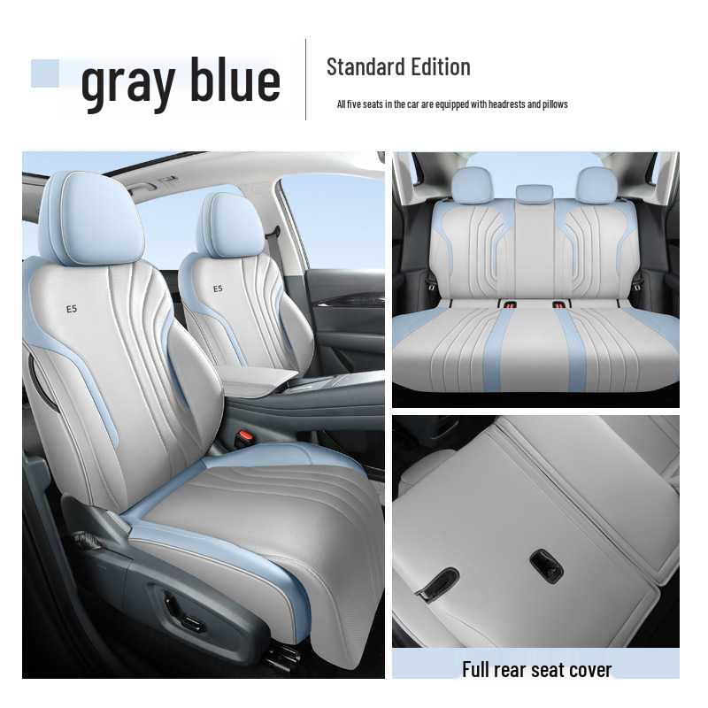 Galaxy E5 All-Season Universal Leather Seat Cover: Full Coverage, Breathable, Car Cushion