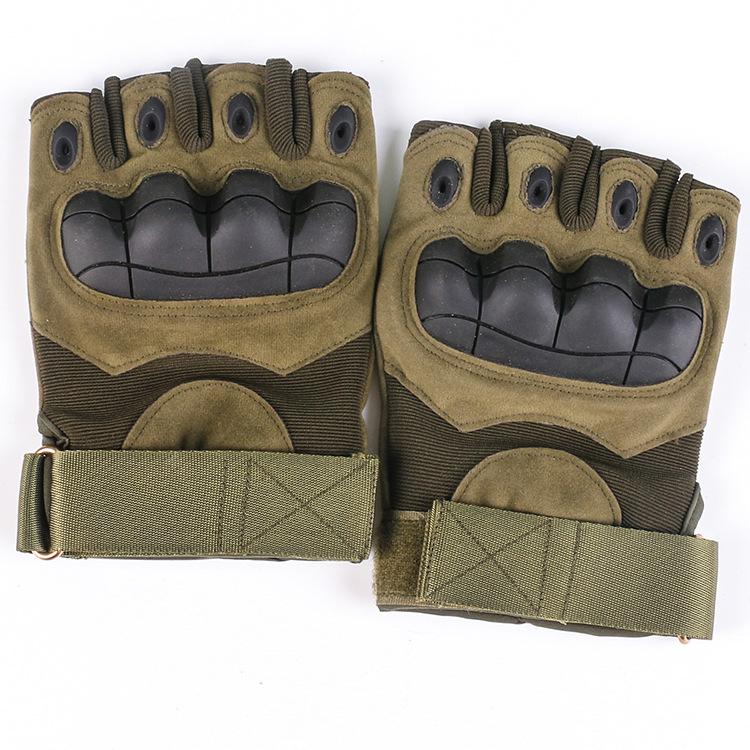 Tactical Gloves Outdoor Half Finger New Style Men and Women Military Fans Performing Cycling Sports Fitness Protective Performance Gloves