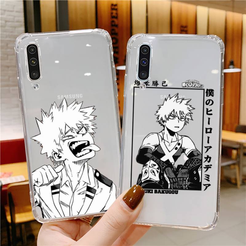 

Bakugou Katsuki hunter x hunter manga Phone Case Transparent For Samsung Galaxy A S 22 52 20 21 71 10 51 50 12 40 fe ultra plus